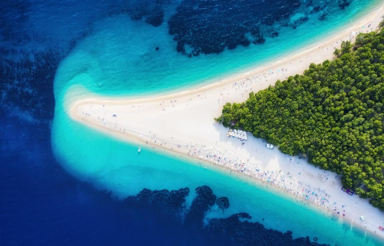 Beach Apartments Borovina Stanici Esterno foto