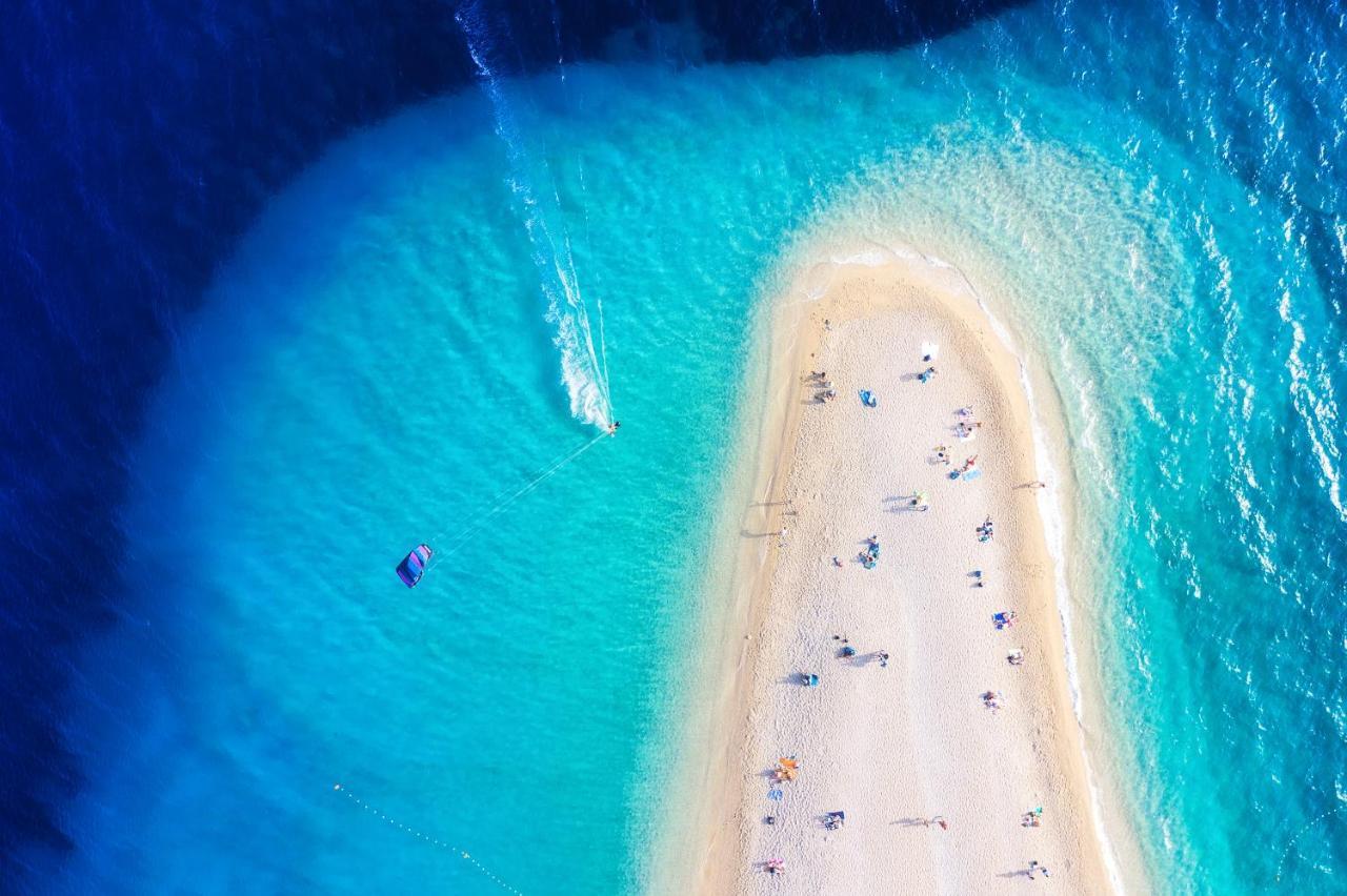 Beach Apartments Borovina Stanici Esterno foto