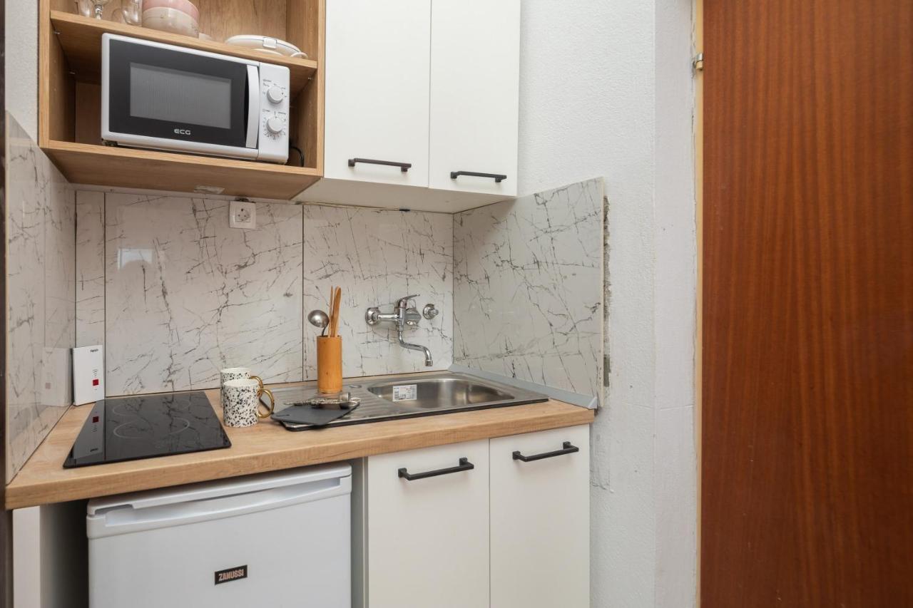 Beach Apartments Borovina Stanici Esterno foto